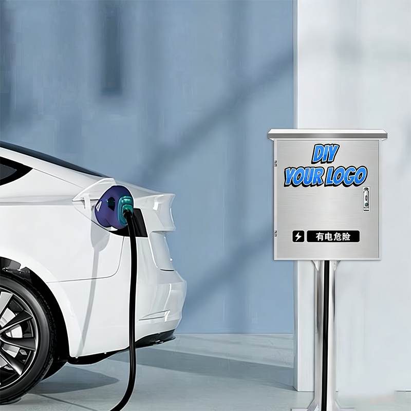Galvanized Steel EV Charger Protection Enclosure